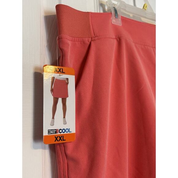 32 Degrees Cool Skort Adult XXL Coral Skirt Athletic Womens Athleisure - Picture 2 of 8
